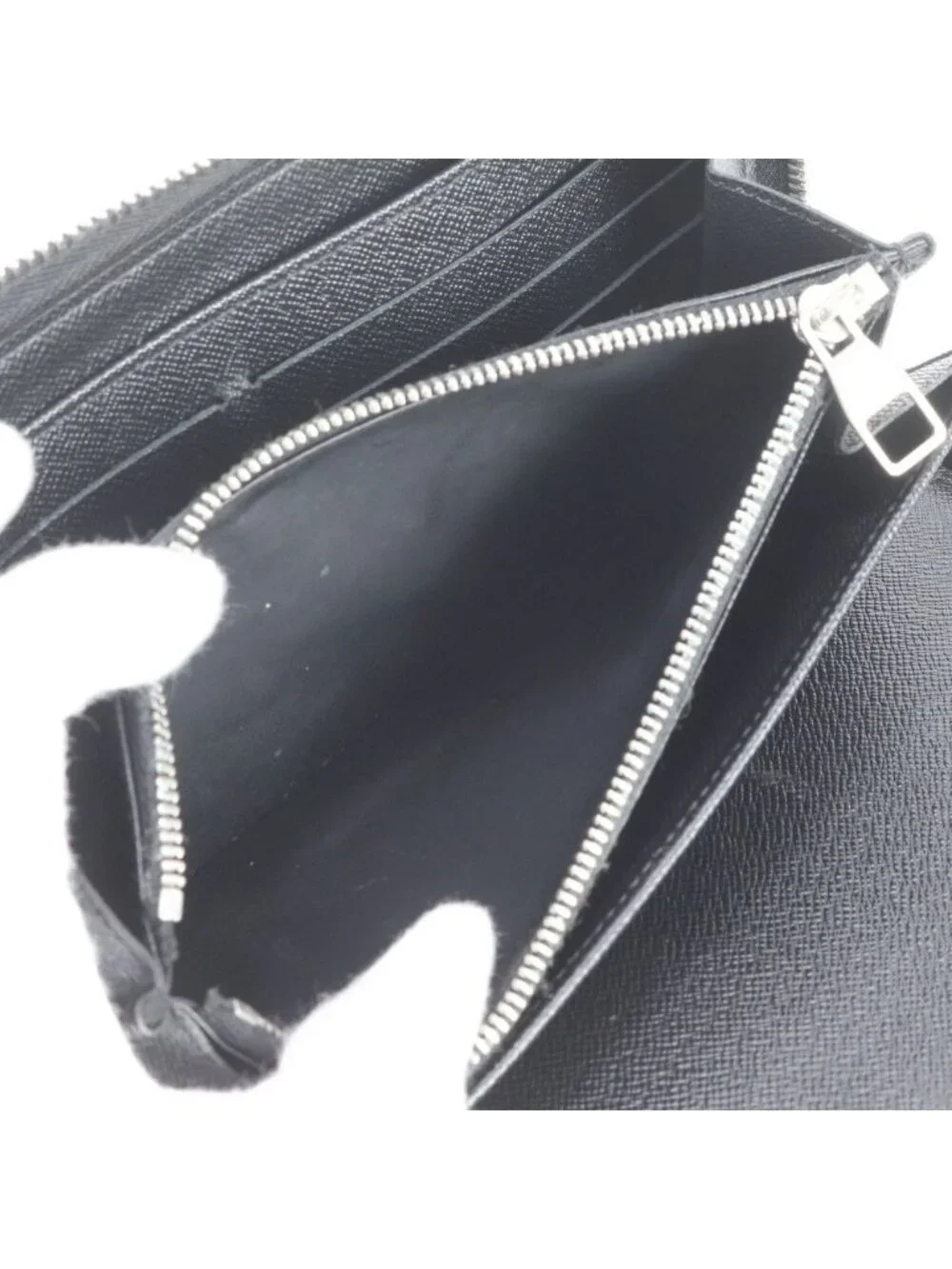 Louis Vuitton Damier Graphite Zippy Leather Wallet Second